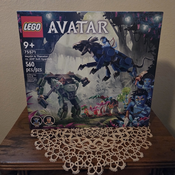 LEGO Avatar Neytiri & Thanator Set with Blue and Green Pieces